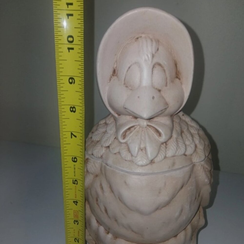 Vintage Hen Cookie Jar Farmhouse Kitchen Decor Ceramic Chicken - Picture 5 of 5